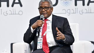 Doha Forum 2025 Aliko Dangote, President, Dangote Foundation, takes part in a panel discussion during the 23rd edition of the Doha Forum 2025 at the Sheraton Grand Doha Resort & Convention Hotel in Doha, Qatar, on December 6, 2025. DOHA Qatar Copyright: x