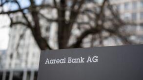 Wiesbaden, Germany. 17th Feb, 2022. Aareal Bank in Wiesbaden. The bank announces its annual figures on February 24. Credit: Boris Roessler/dpa/Alamy Live News