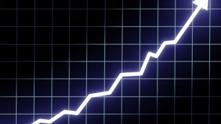 Arrow graph going up