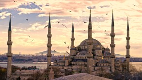 The Blue Mosque, Istanbul, Turkey.