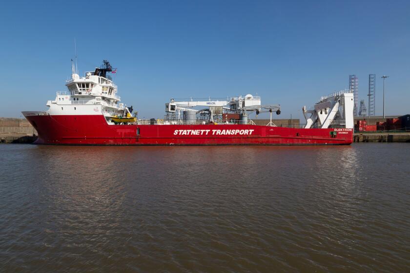Elektron, Statnett Transport, Ro-Ro Cargo Ship, River Yare quayside, Great Yarmouth, Norfolk, England, UK