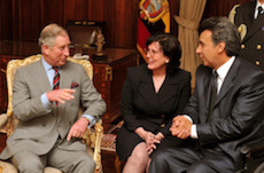 Ecuador, Lenin Moreno, Prince Charles