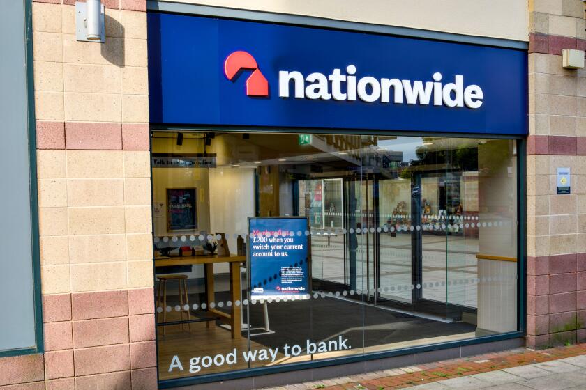 Nationwide Building Society Branch, Hemel Hempstead, Hertfordshire, England, U.K.