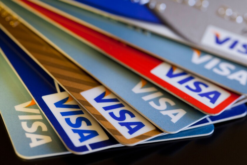 Visa credit cards