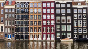 Vieille ville d'Amsterdam, Pays-Bas