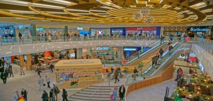 The Arndale Shopping Centre in the city centre of Manchester, England. UK.