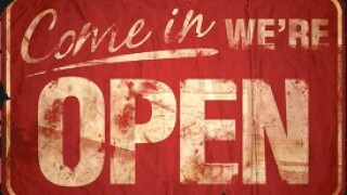 Come in we're open