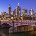 Melbourne CBD in Victoria, Australia.