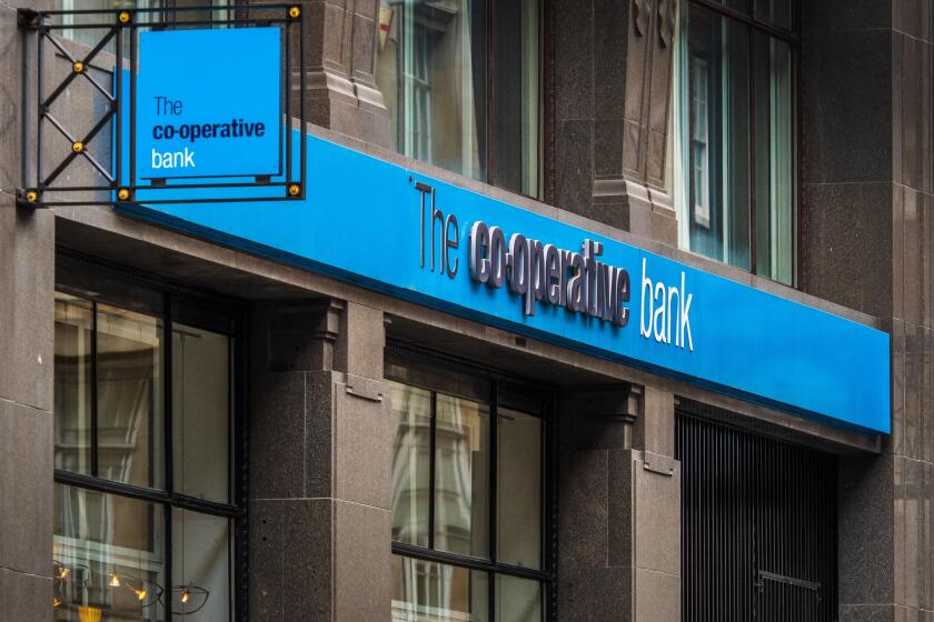 The CoOperative Bank in the City of London Financial District at 80 Cornhill