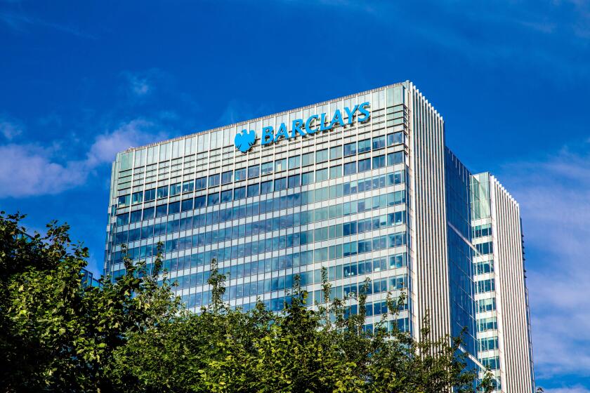 One Churchill Place, Headquarters of Barclays Bank in Canary Wharf, Tower Hamlets, London, UK