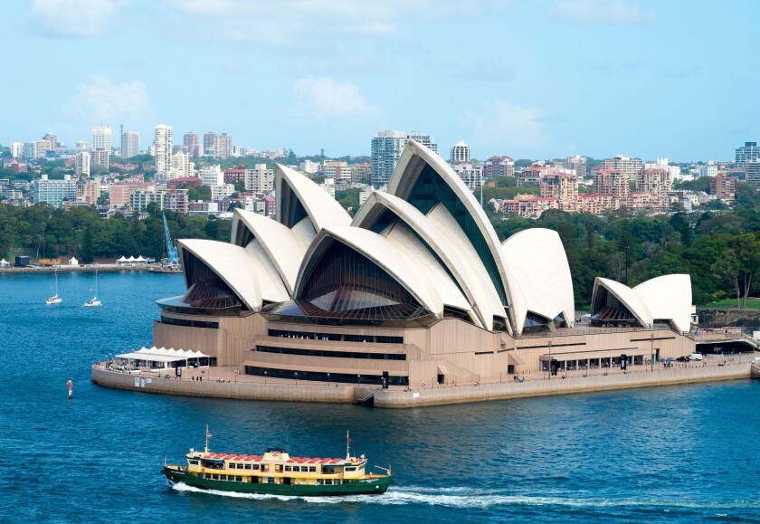 Sydney Opera House in NSW Australia