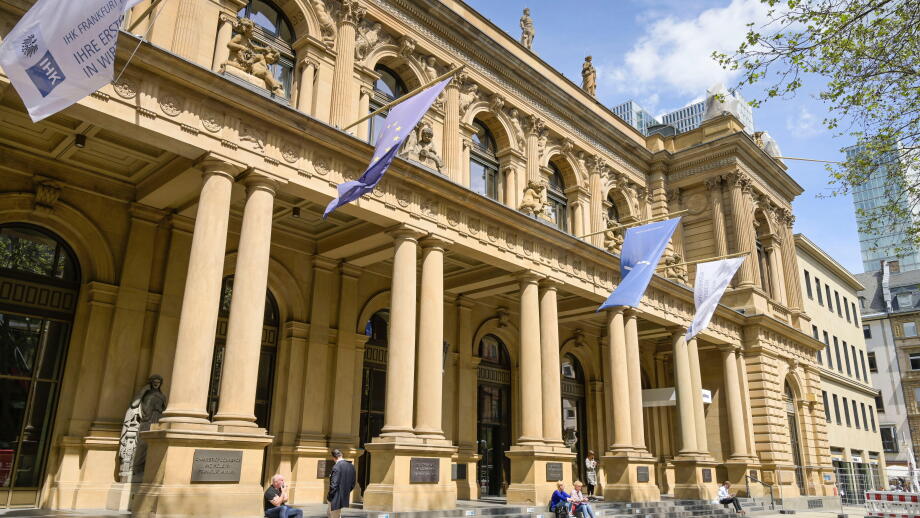 Deutsche Borse, Borsenplatz, Frankfurt am Main, Hessen, Deutschland