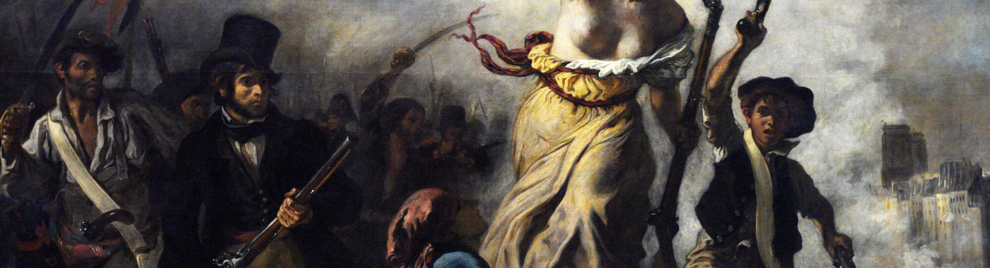 Liberty leading the People, Eugene Delacroix,Louvre Museum,Paris,France.