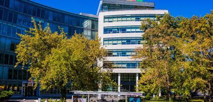 MBANK offices. mBank SA,formerly BRE Bank, set up in 1986, and originally BRE?Bank Rozwoju Eksportu,Export Development Bank, is Poland's fourth larges