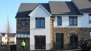 File photo dated 21/01/15 of houses in Dublin. Average private rents rose from 589 euro to 1,084 euro per month between 2012 and 2021 in real terms, an increase of 84 percent, new research from The Economic and Social Research Institute shows.
