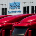 A logo sign outside of a facility occupied by PACCAR Financial in Salt Lake City, Utah on July 28, 2019.