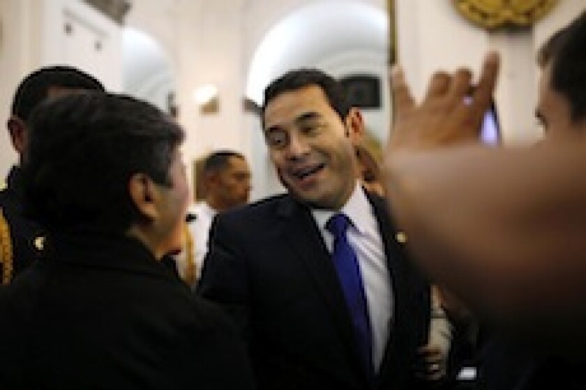 Jimmy Morales, Guatemala