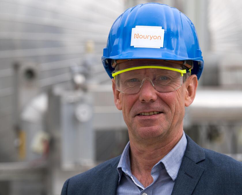 Bitterfeld Wolfen, Germany. 22nd Oct, 2018. Stefan Kauerauf, plant manager of the chemical company Nouryon, stands in front of a plant in the chemical park. The former AkzoNobel Specialty Chemicals now operates as an independent company under the name Nou