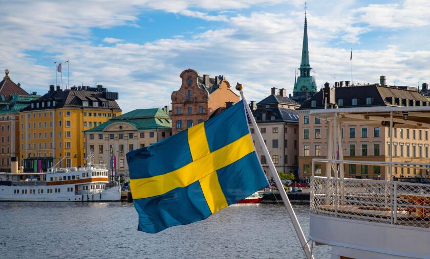 Cityscape of Stockholm, Sweden in summer