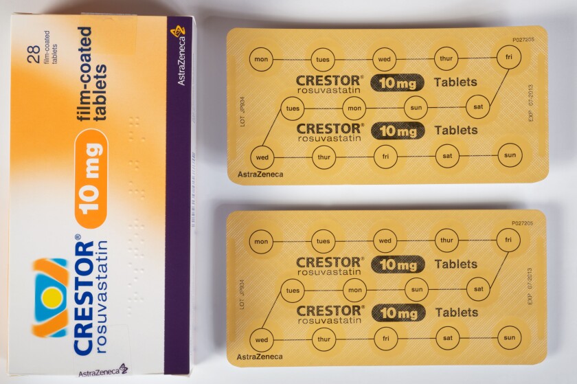 Rosuvastatin (marketed by AstraZeneca as Crestor)