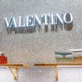 BERLIN, GERMANY - 19 MAY 2018: Valentino luxury bags in a store display in KDW Mall
