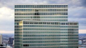 NEW YORK, NEW YORK - APRIL 5, 2015: Goldman Sachs Tower at 200 West Street in downtown Manhattan.