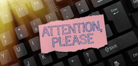 Writing displaying text Attention, Please. Business concept way to attract when there is something to announce Abstract Typing Lesson And Lecture Plans, Retyping Song Lyrics