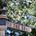Alderley Edge, Cheshire, Sign to The Edge