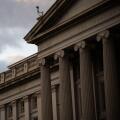 A general view of the U.S. Treasury Department, in Washington, D.C., on Thursday, January 26, 2023. (Graeme Sloan/Sipa USA) Credit: Sipa US/Alamy Live News