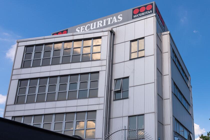 Securitas office building beside the Birmingham and Fazeley Canal in Nechells, Birmingham