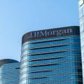 Hong Kong. China- 02.15.2025. The name sign on an office building of J.P. Morgan, a leading American financial institution.