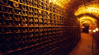 Villa Sandi. Wine Cellar. Crocetta del Montello, Treviso, Veneto, Italy.