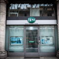 ROME, ITALY - JANUARY 15, 2025: Facade of Banco BPM (Banca Popolare di Milano) branch shows green BPM logo; banco Popolare di Milano is an italian ret