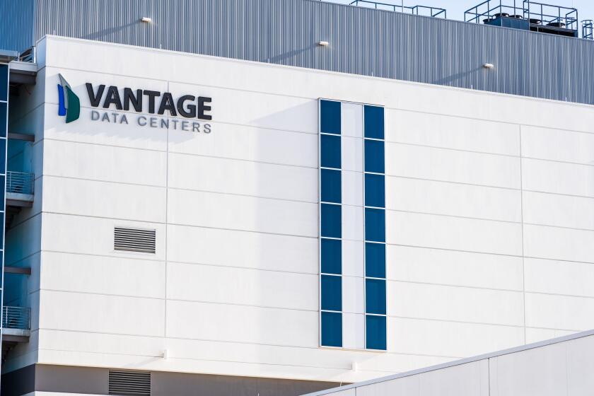 August 7, 2020 Santa Clara / CA / USA - Vantage Data Centers location in Silicon Valley; Vantage Data Centers LLC is an American company that provides