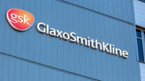 GSK logo, GlaxoSmithKline logo, Dresden, Germany