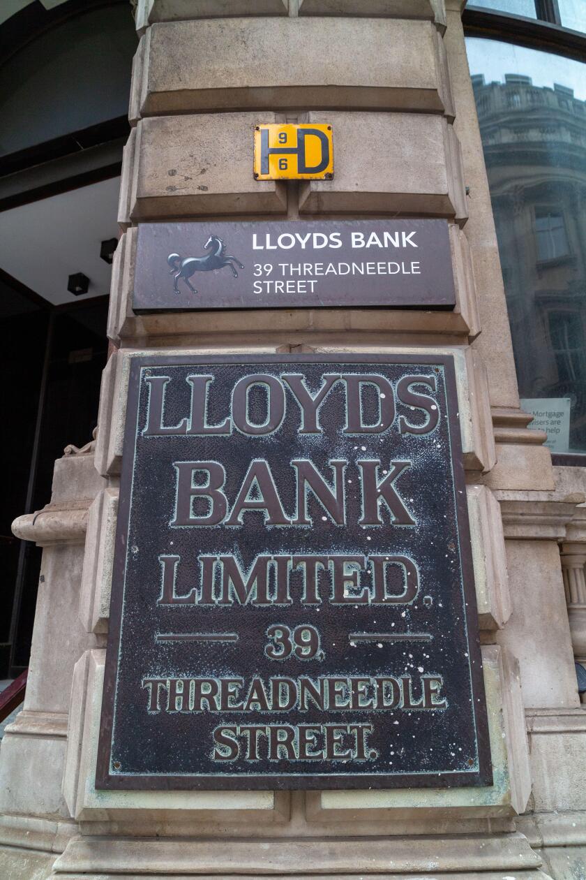 Lloyds Bank, 39 Threadneedle Street, London