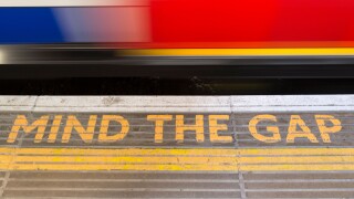 Mind the gap on London Underground, UK