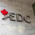 Ottawa, Canada - June 4, 2024: EDC headquarters in Ottawa downtown. Export Development Canada, Canada's export credit agency