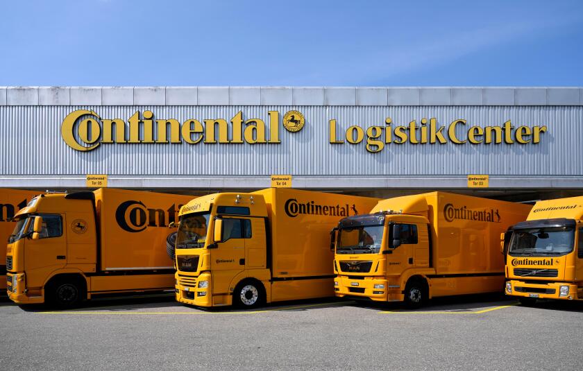 Truck Continental Logistics Center, Switzerland