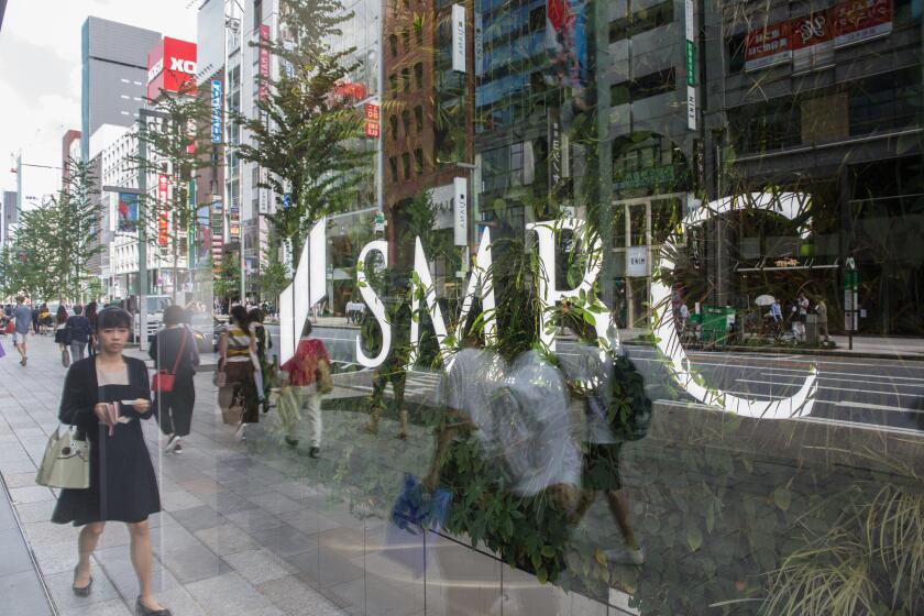 Sumitomo Mitsui Banking Corporation (SMBC) Ginza branch seen in Tokyo.