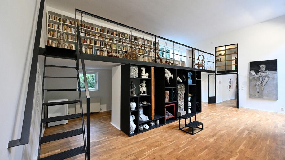 Prague, Czech Republic. 23rd Sep, 2023. The opening of the studio of Vera and Vladimir Janousek with a permanent exhibition dedicated to the work of these sculptors, who were among the most prominent personalities of the domestic art scene of the 1960s an
