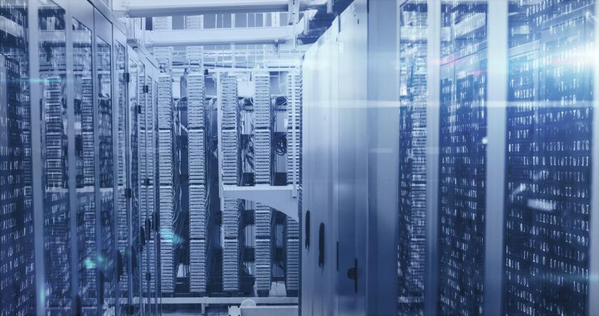 Data processing through data processing centre