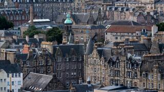 View of Edinburgh's Old Town from Calton Hill