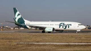 A Flyr Boeing 737-800 just landed at Verona Villafranca (airport) carrying some skiers to run the Marcialonga race. Flyr AS is a Norwegian low-cost passenger airline. Headquartered in Oslo
