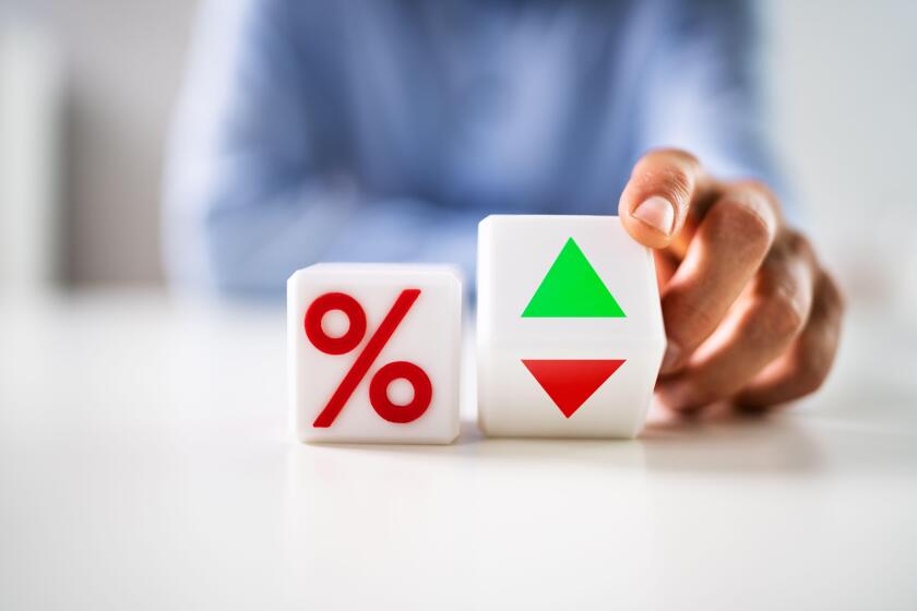 Interest Rate Percent And Business Finance. Discount Percentage