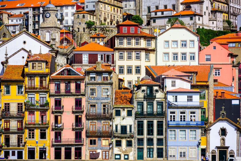 Porto, Portugal old buildings.