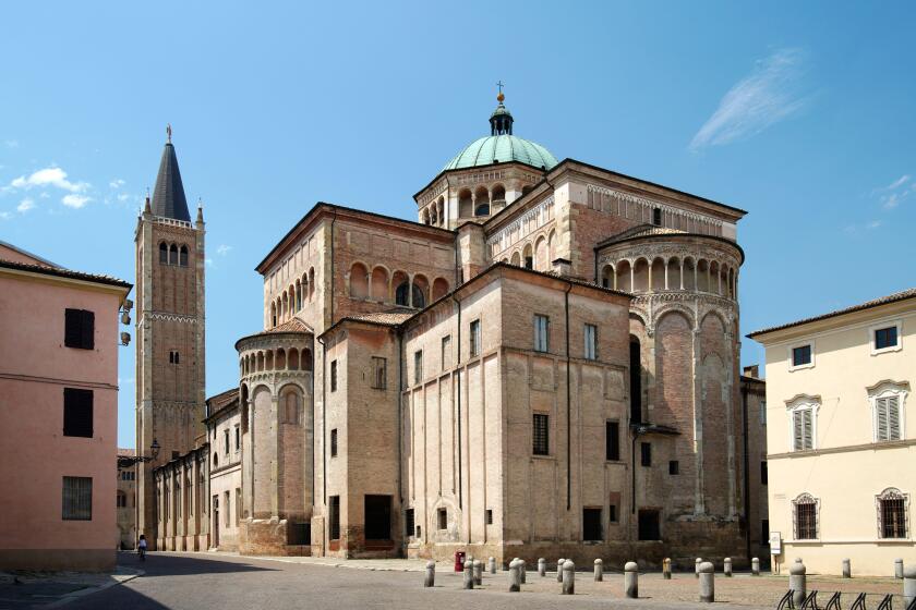 Santa Maria Assunta rear view ,Parma,Italy