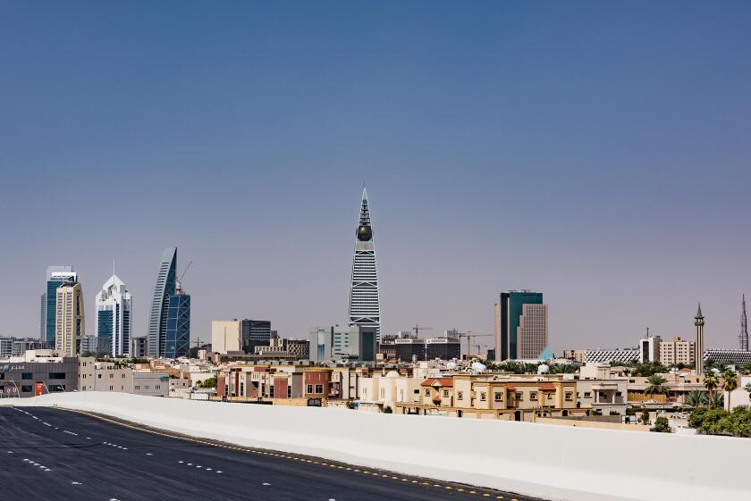 Riyadh buildings and partial skyline.