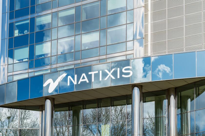 Natixis building in Paris, France