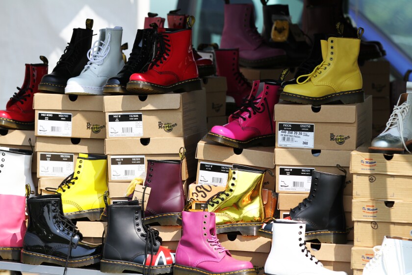 Dr Martens Boots - Brightly Coloured Classic Doc Martin's - Fashionable Boots DMs
